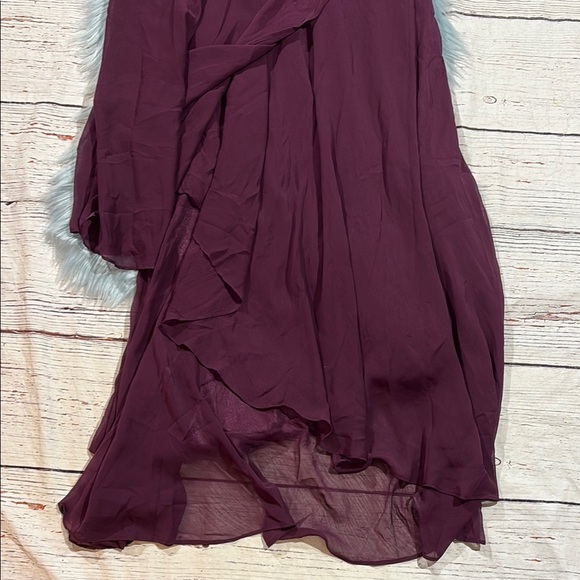 NWOT Lulus Revered Elegance Purple Pleated Strapless Maxi Dress - Picture 8 of 8